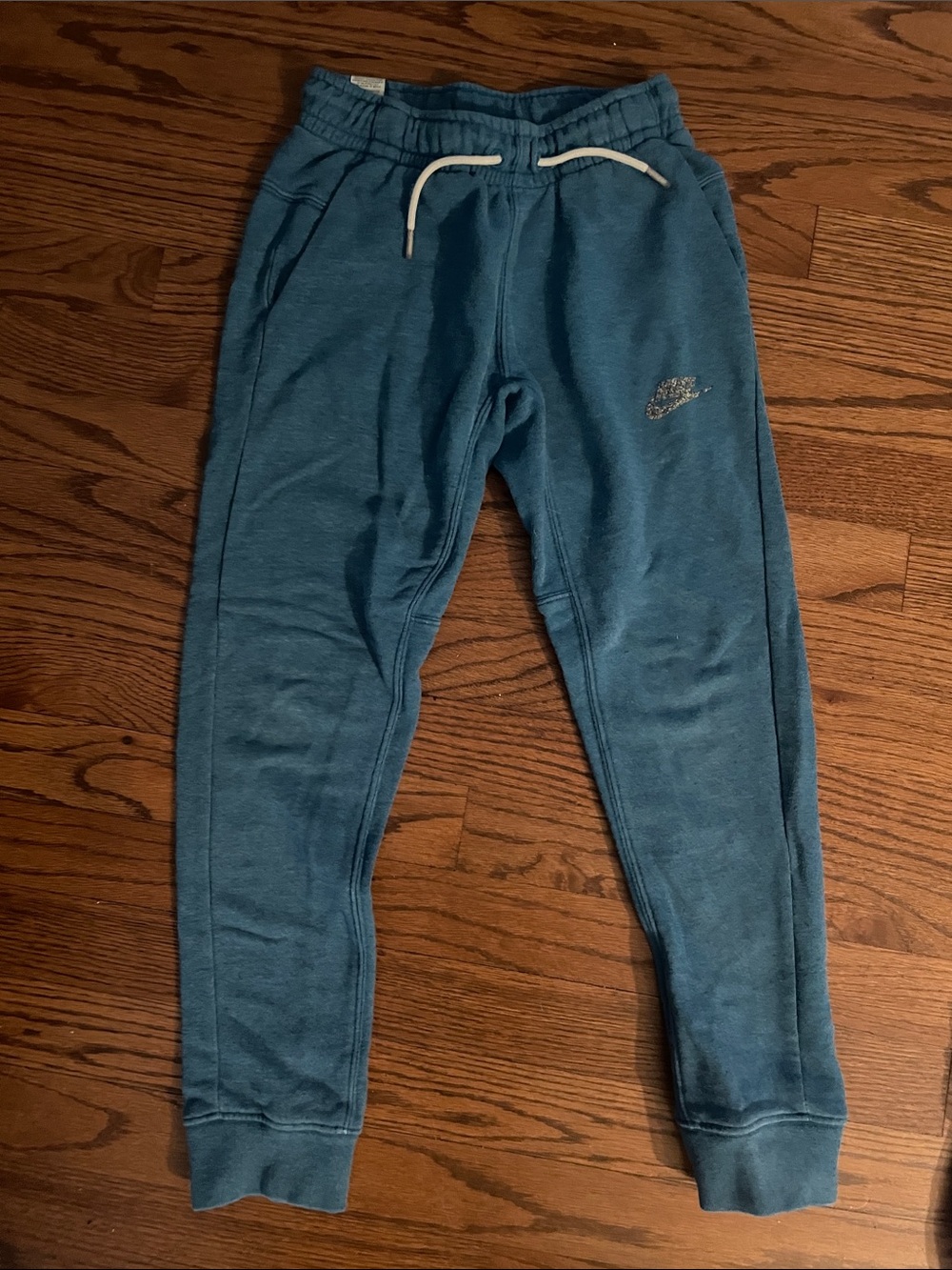 Nike Kids Teal Jogger Sweatpants with Drawstring